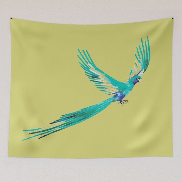 Item preview, macaw green mosaic designed and sold by designmari.