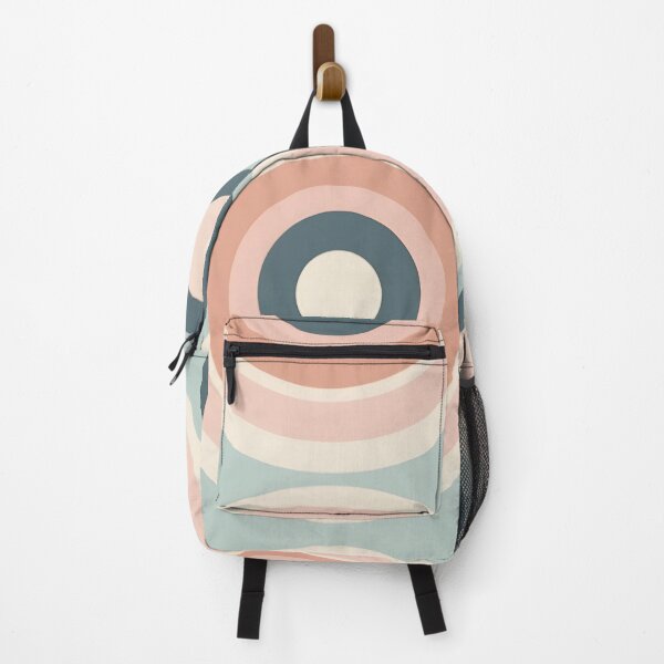 Item preview, Mid Century Modern Circles pink, blue designed and sold by Prints and Lifestyle.