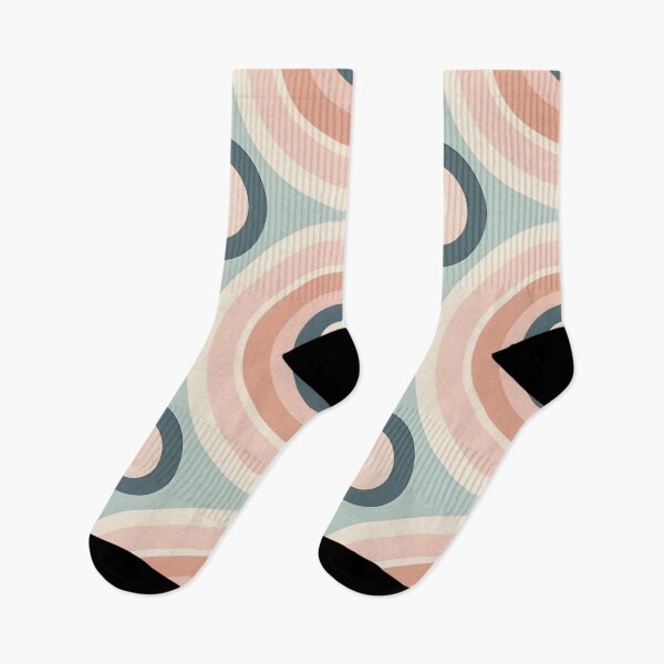Item preview, Mid Century Modern  Circles pink, blue designed and sold by Prints and Lifestyle.