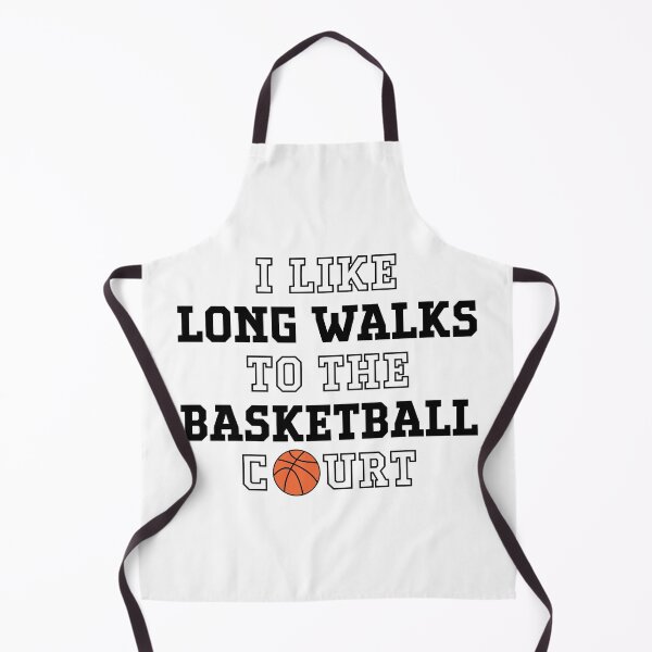 Item preview, I Like Long Walks to the Basketball Court Quote Design designed and sold by Merch by Das Design Studio.
