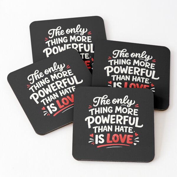 Item preview, The ONLY Thing More Powerful Than Hate is Love designed and sold by JODYSMORGAN.