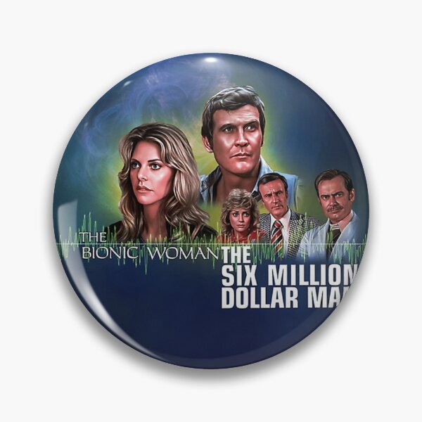 Item preview, The Six Million Dollar Man And The Bionic Woman designed and sold by G-ota.
