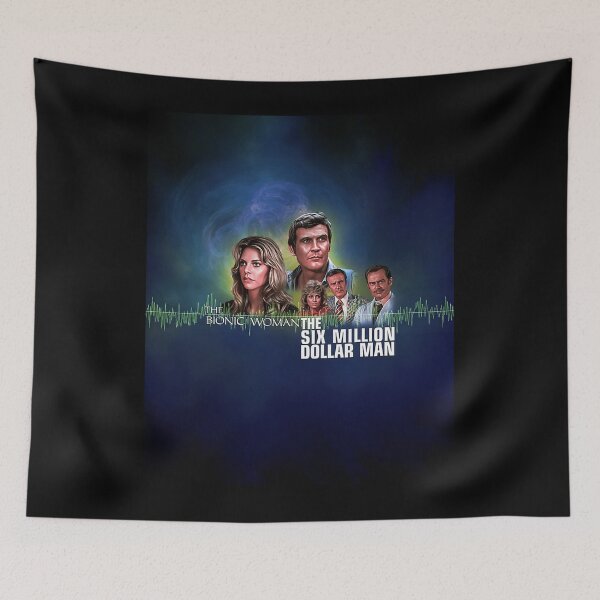 Item preview, The Six Million Dollar Man And The Bionic Woman designed and sold by G-ota.