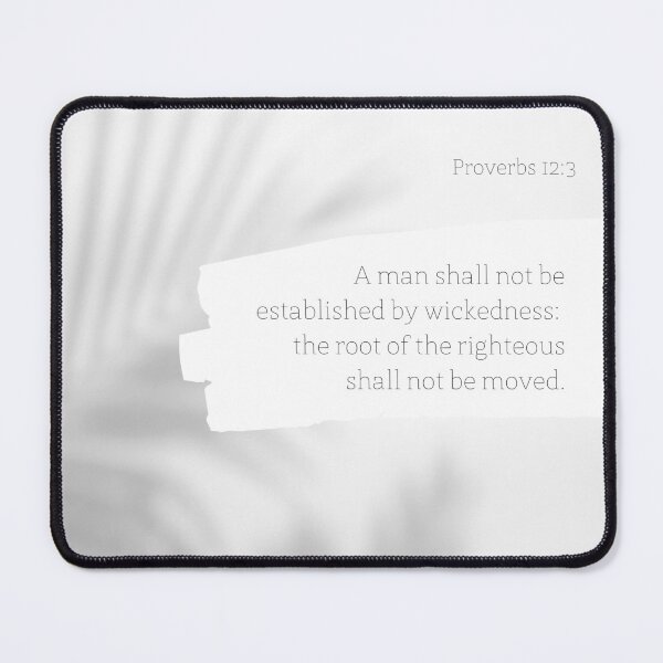Item preview, Proverbs 12:3 designed and sold by Undonemadenew.