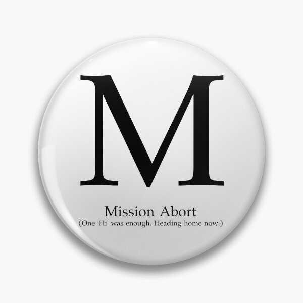 Item preview, Letter M Mission Abort Heading Home designed and sold by AVO-SOURCE.