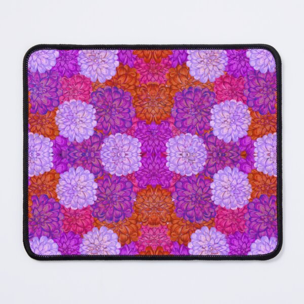 Item preview, Zinnia Garden Geometric Pattern designed and sold by TabersTrades.