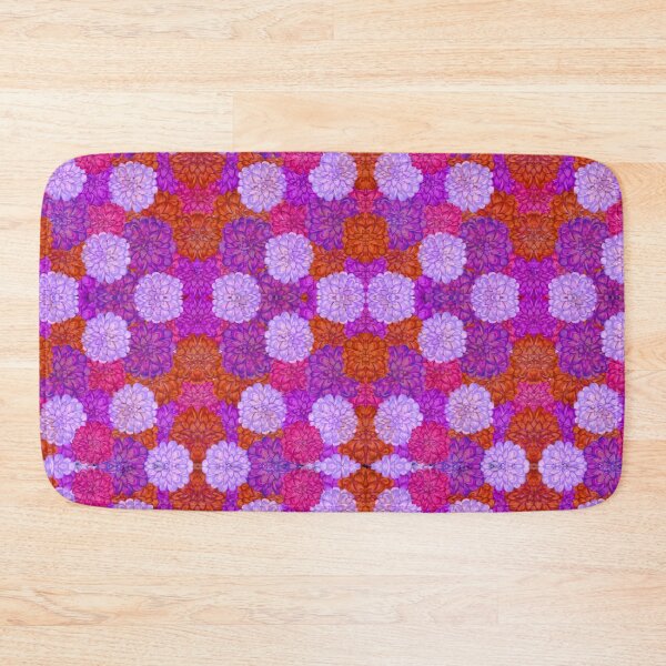 Item preview, Zinnia Garden Geometric Pattern designed and sold by TabersTrades.