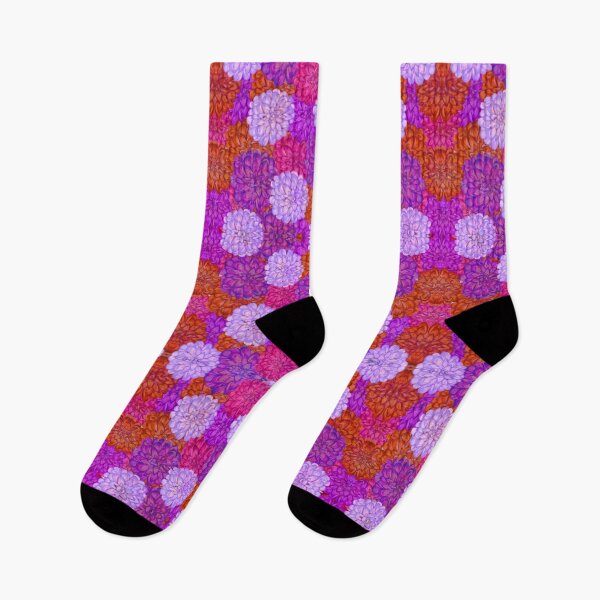 Item preview, Zinnia Garden Geometric Pattern designed and sold by TabersTrades.