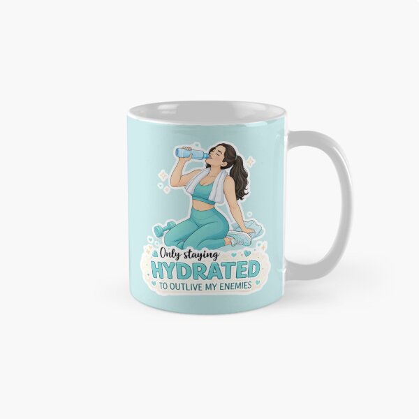 Item preview, Stay hydrated Fitness Water Motivation Quote designed and sold by Annika Shurafa.