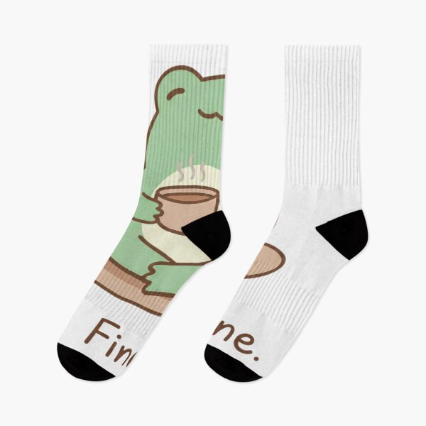 Item preview, Cute frog enjoying a warm cup of coffee while sitting peacefully designed and sold by rajeshbac.