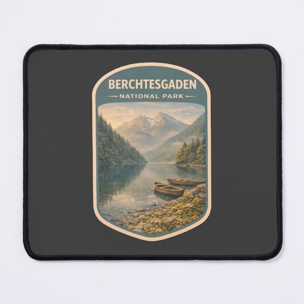 Item preview, German National Parks Vintage Travel Art: Berchtesgaden designed and sold by PinUpPizzazz.