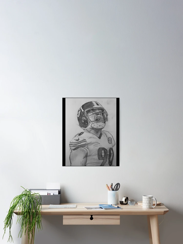 Thumbnail 2 of 3, Poster, Pittsburgh Linebacker designed and sold by R3aver.