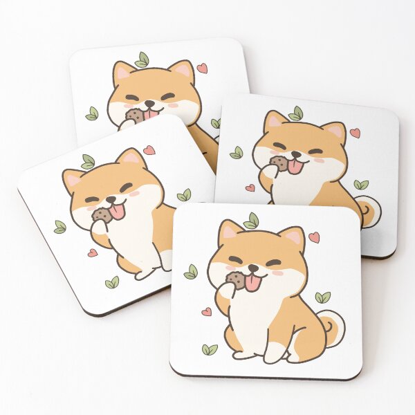 Item preview, Cute Shiba Inu Cookie Lover - Kawaii Dog Aesthetic designed and sold by Minimochi Art.
