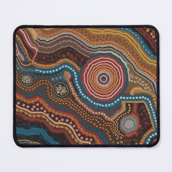 Item preview, Aboriginal Style Dot Painting with Flowing Patterns designed and sold by Ed & Harmony.