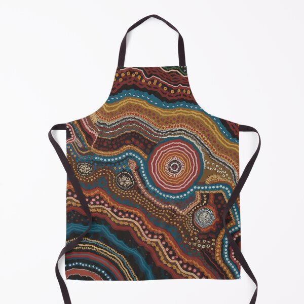 Item preview, Aboriginal Style Dot Painting with Flowing Patterns designed and sold by Ed & Harmony.