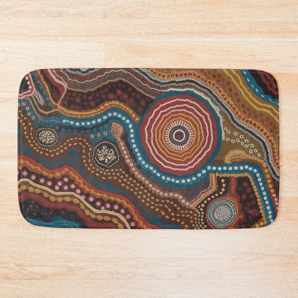 Item preview, Aboriginal Style Dot Painting with Flowing Patterns designed and sold by Ed & Harmony.