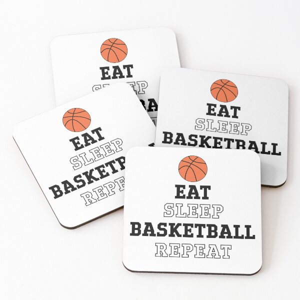 Item preview, Eat Sleep Basketball Repeat Quote Design designed and sold by Merch by Das Design Studio.
