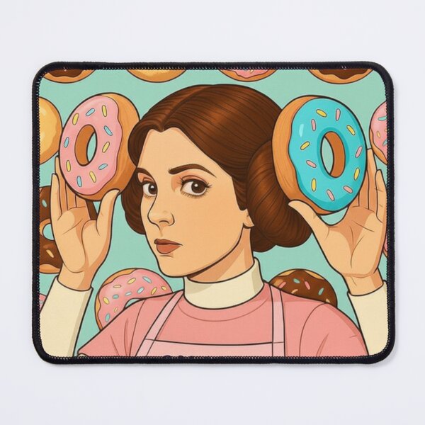 Item preview, Space Princess Donut Lover - Iconic Buns Pop Art Illustration designed and sold by SammyMorry.