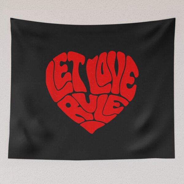 Item preview,  Lenny Kravitz  Red Heart Let Love Rule designed and sold by Hole-Infinity.