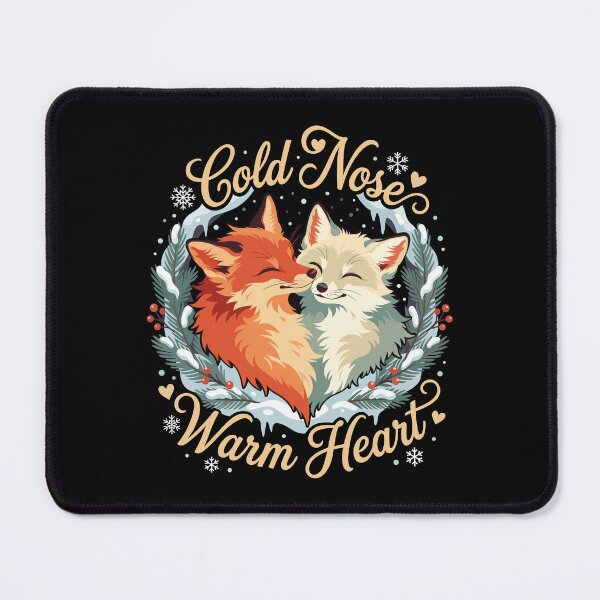 Item preview, Cold Nose Warm Heart - Winter Fox Couple designed and sold by ScitechPixel.