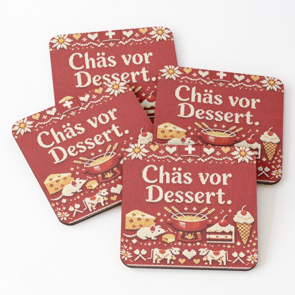 Item preview, Cheese before dessert: Swiss fondue knitwear design designed and sold by Mauswohn.
