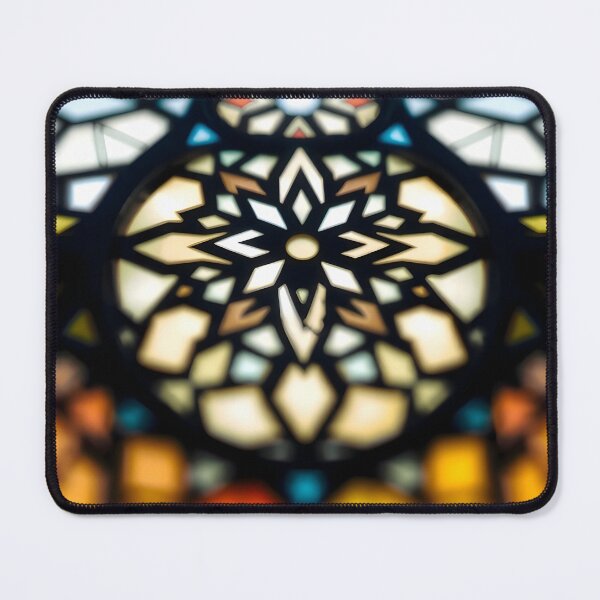 Item preview, Pale Rosette Stained Glass designed and sold by Sachie's Studio.