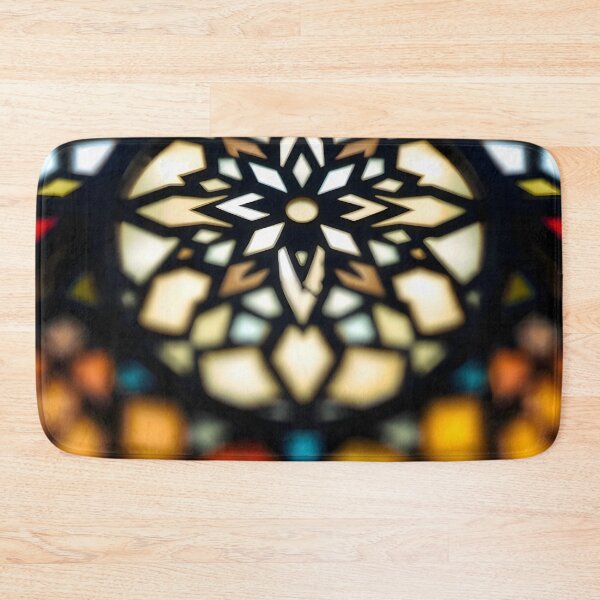 Item preview, Pale Rosette Stained Glass designed and sold by Sachie's Studio.