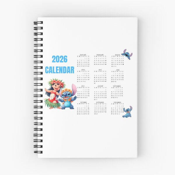 Item preview, Stitch Calendar 2026. Dancing time. designed and sold by AnlizArtShop.
