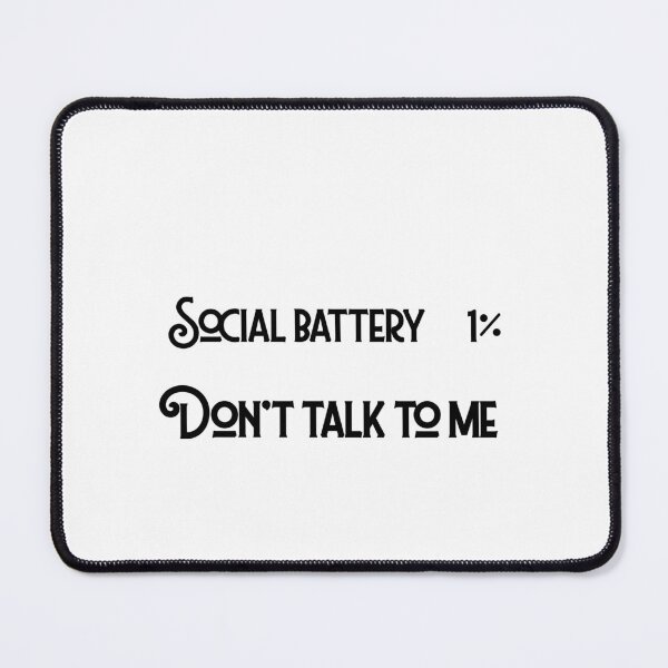 Item preview, don't talk to me  designed and sold by LuxeLayouts.