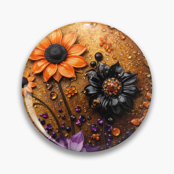 Item preview, Amber Bloom Mosaic designed and sold by Kaleidoscope Print.