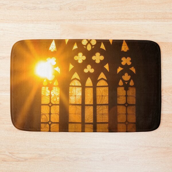 Item preview, Orange Lens Flare Stained Glass designed and sold by Sachie's Studio.