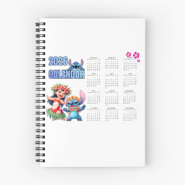 Item preview, Stitch Calendar 2026. Ohana. designed and sold by AnlizArtShop.