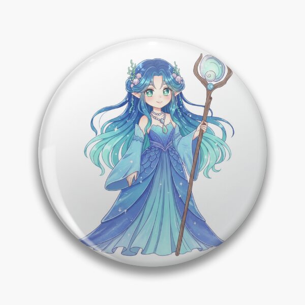 Item preview, Sea Witch Aesthetic – Ocean Magic, Tides & Mystical Waters Illustration designed and sold by CosmicCutouts.