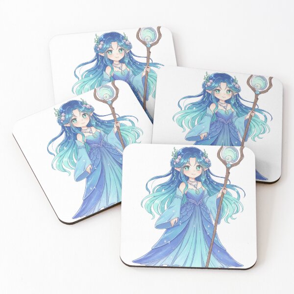 Item preview, Sea Witch Aesthetic – Ocean Magic, Tides & Mystical Waters Illustration designed and sold by CosmicCutouts.