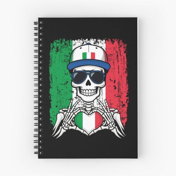 Item preview, Italian Pride Skeleton Art - Italy Football & Forza Azzurri Tee designed and sold by Colorful Designs.