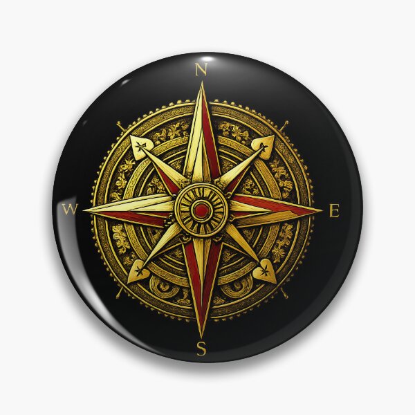 Item preview, Nautical Compass designed and sold by Ilona Abou-Zolof.
