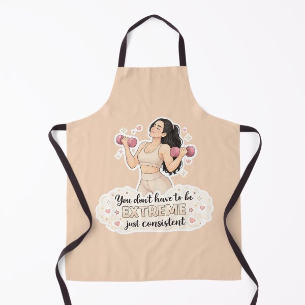 Item preview, Consistent instead of extreme fitness motivation quote designed and sold by Annika Shurafa.