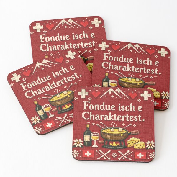 Item preview, Swiss Fondue Character Test: Cozy Winter Design designed and sold by Mauswohn.