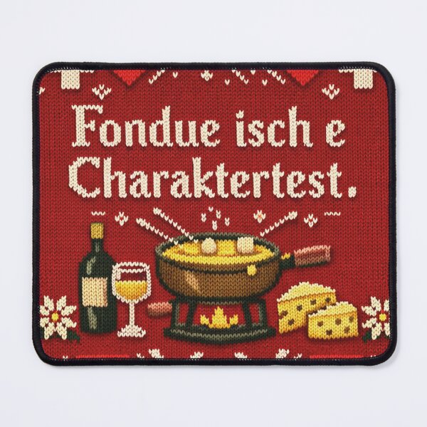 Item preview, Swiss Fondue Character Test: Cozy Winter Design designed and sold by Mauswohn.