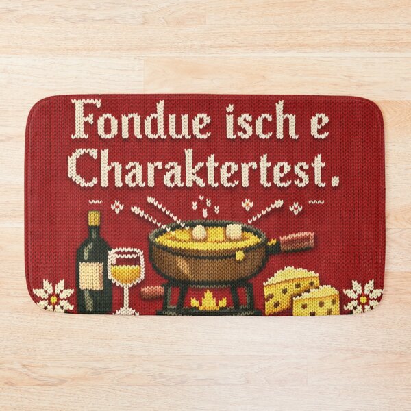 Item preview, Swiss Fondue Character Test: Cozy Winter Design designed and sold by Mauswohn.