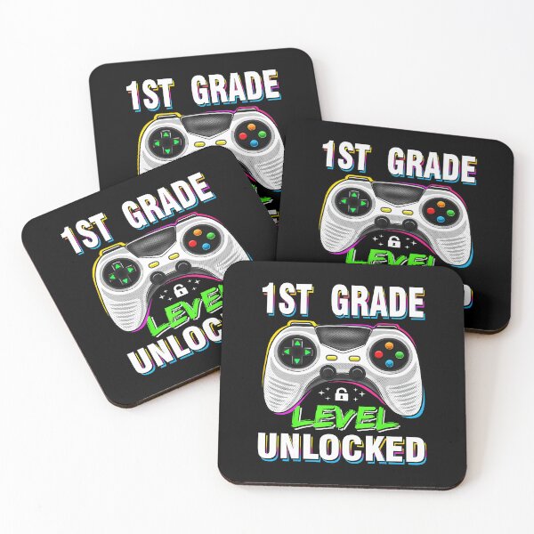 Item preview, 1ST GRADE LEVEL UNLOCKED Gamer Milestone Graphic Design designed and sold by FGTV2021.