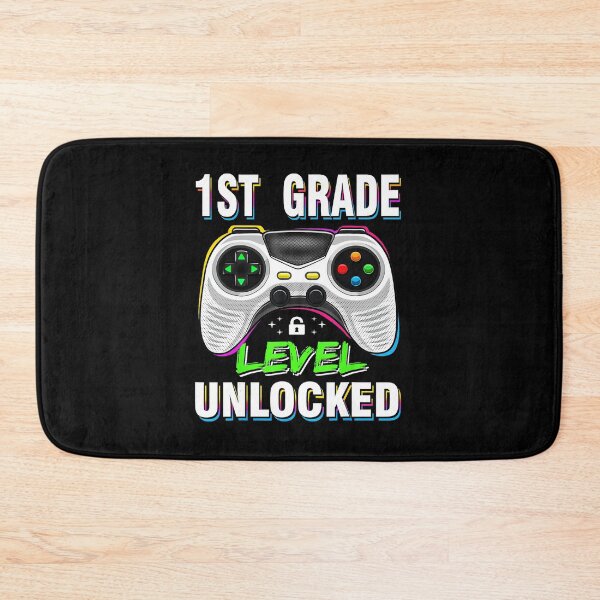 Item preview, 1ST GRADE LEVEL UNLOCKED Gamer Milestone Graphic Design designed and sold by FGTV2021.