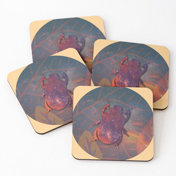 Item preview, Cosmic Beetle Sunset Sky Celestial Art designed and sold by 3DDesignSpot.