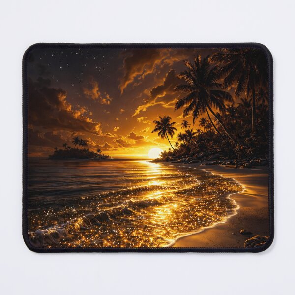 Item preview, Golden Tide Sunset designed and sold by Kaleidoscope Print.