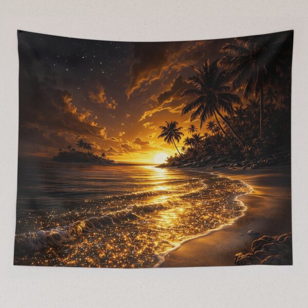 Item preview, Golden Tide Sunset designed and sold by Kaleidoscope Print.