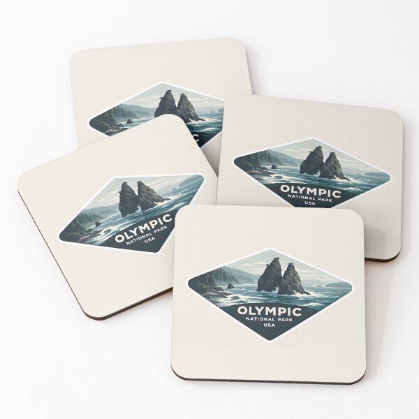 Item preview, Olympic National Park, Washington | Iconic Trails & Peaks Series designed and sold by WanderUpNorth.
