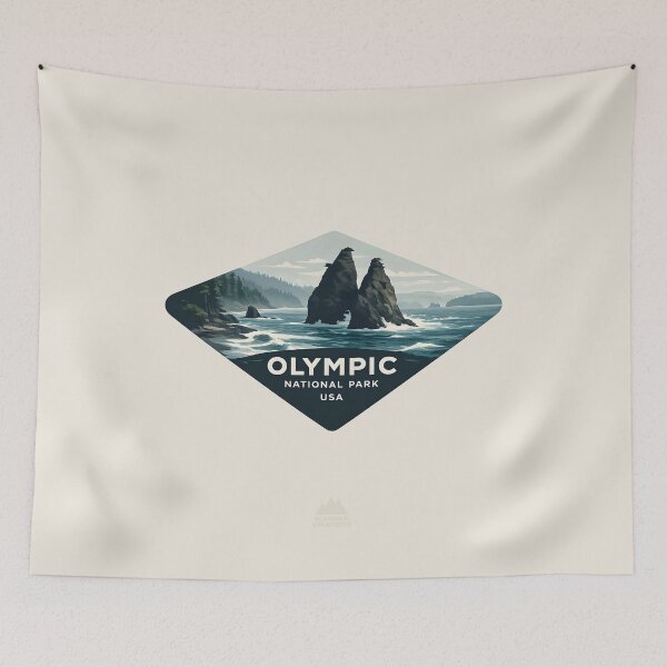 Item preview, Olympic National Park, Washington | Iconic Trails & Peaks Series designed and sold by WanderUpNorth.