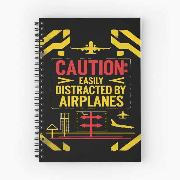 Item preview, Avgeek Essentials | "Easily Distracted By Airplanes" Plane Spotter Design designed and sold by philippo artworks.