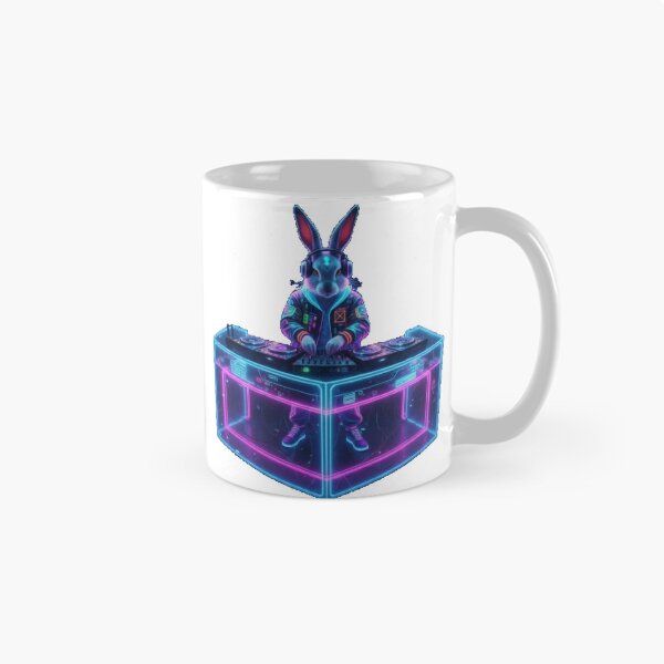 Item preview, Neon DJ Bunny designed and sold by vekotpu.