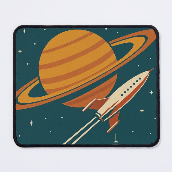 Item preview, Retro Future Space Dome Hotel - Vintage Galactic Travel Poster designed and sold by TSE DESIGN.